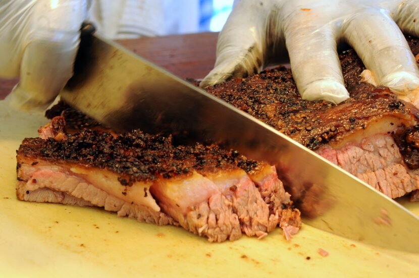 Brisket from Eddie Dean's Ranch at Taste of Dallas in Fair Park on June 14, 2015. 