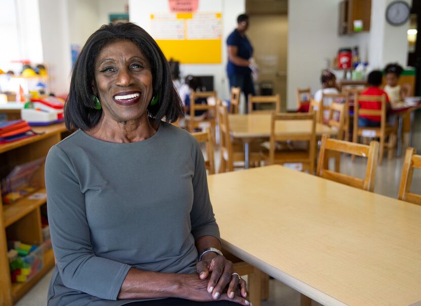 Longtime childcare teacher Bobbie Blair in her classroom at the Martin Luther King Jr....