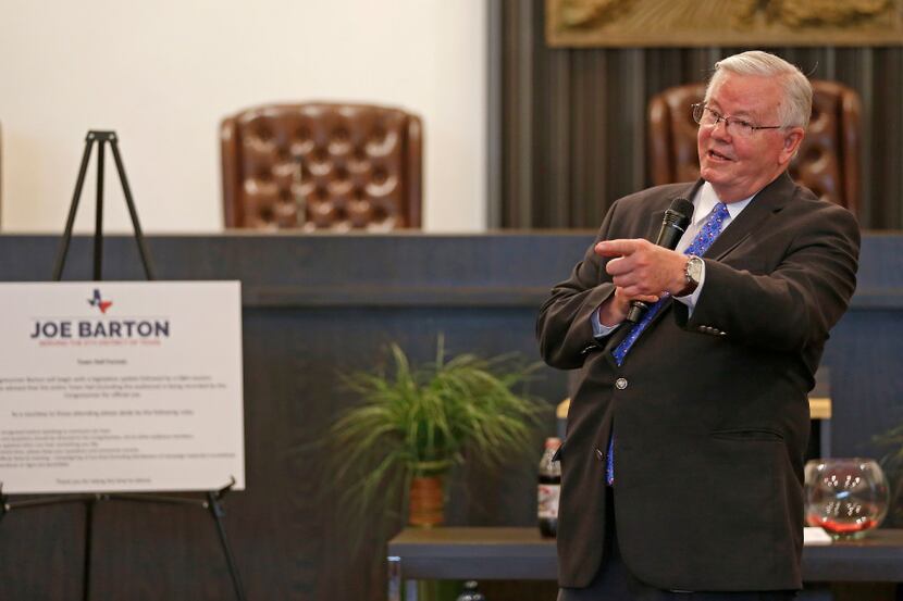 Rep. Joe Barton, R-Ennis, is leaving office in January after 34 years in Congress....