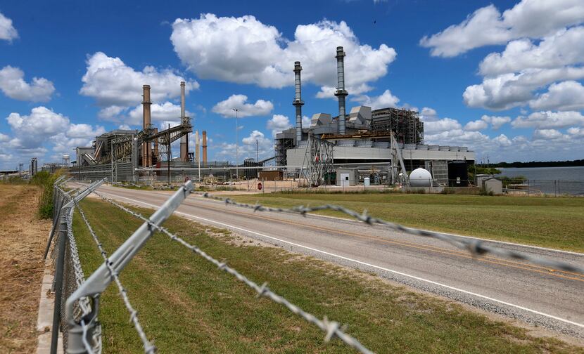 The former coal-fired Sandow power plant near Rockdale, Texas, on Thursday, June 14, 2018....