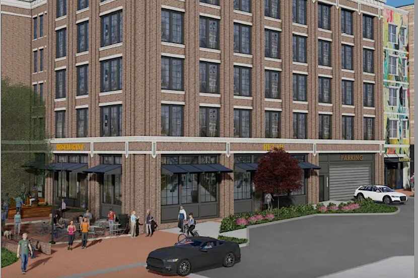 Developer Alamo Manhattan Corp. has broken ground on a new apartment and retail building in...