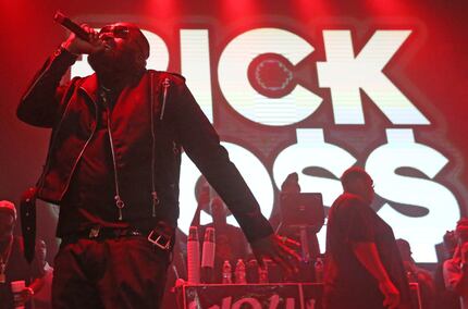 Rick Ross was the headliner at Gas Monkey Live in Dallas on April 13, 2017. 