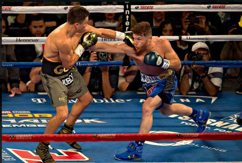 Gennady Golovkin y Saúl Àlvarez se enfrentaron el sábado 16 en Vegas. Foto AL DÍA