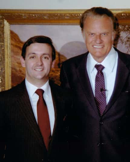 The Rev. Billy Graham in an undated photo with Dr. Robert Jeffress.