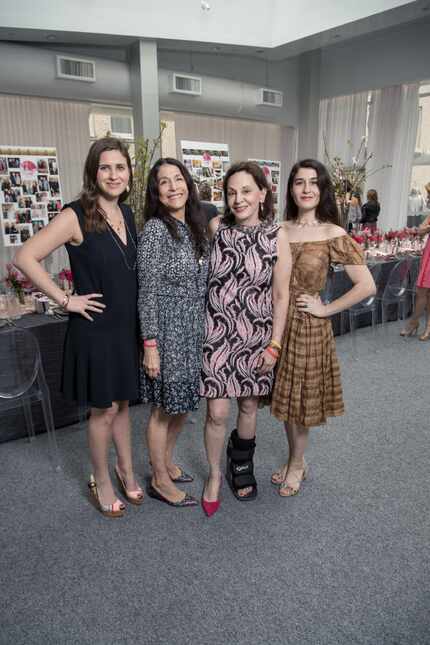 Alysa Teichman, left, jewelry designer Cathy Waterman, Joanne Teichman and Claire Kislinger...