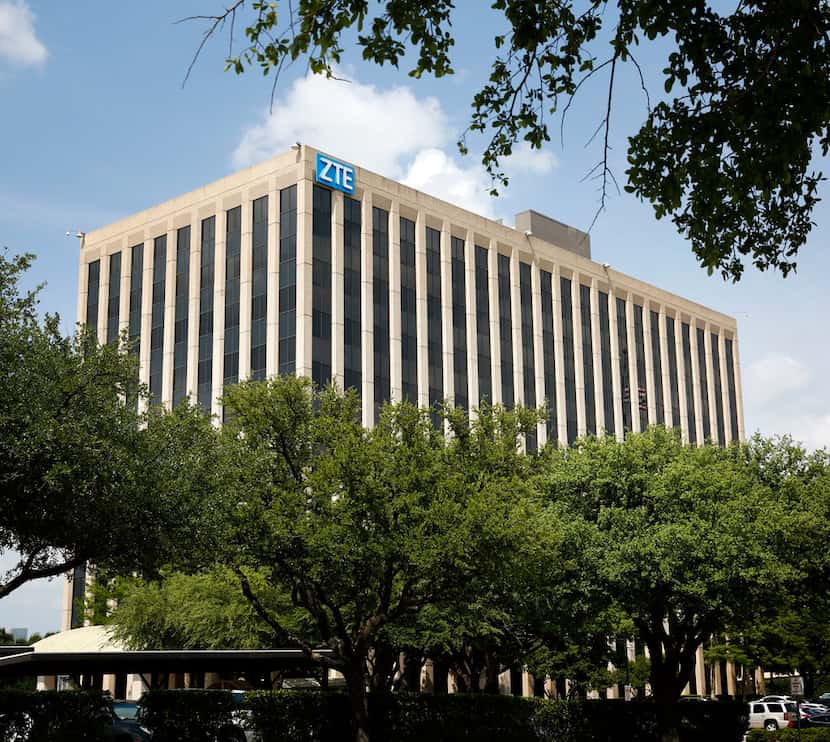 The U.S. headquarters of Chinese technology firm ZTE in Richardson, shown in 2018. 