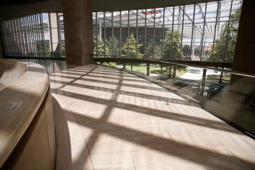 
Interior view looking east toward the AT&T Performing Arts Center