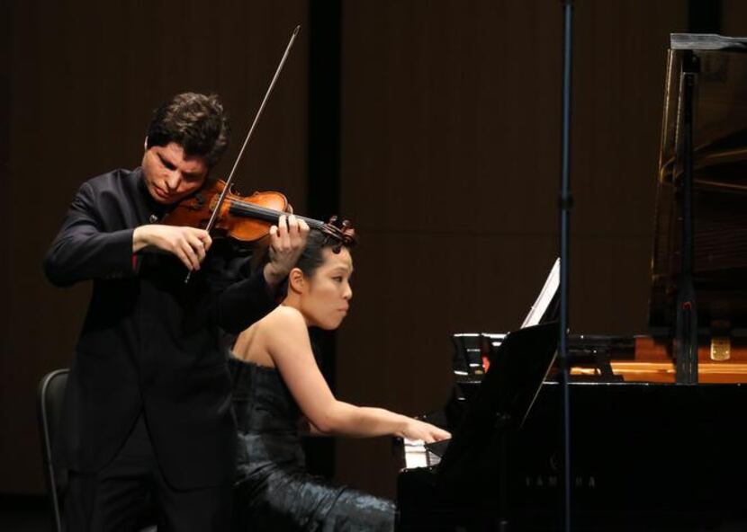 
Violinist Augustin Hadelich and pianist Joyce Yang have become area favorites. Their...
