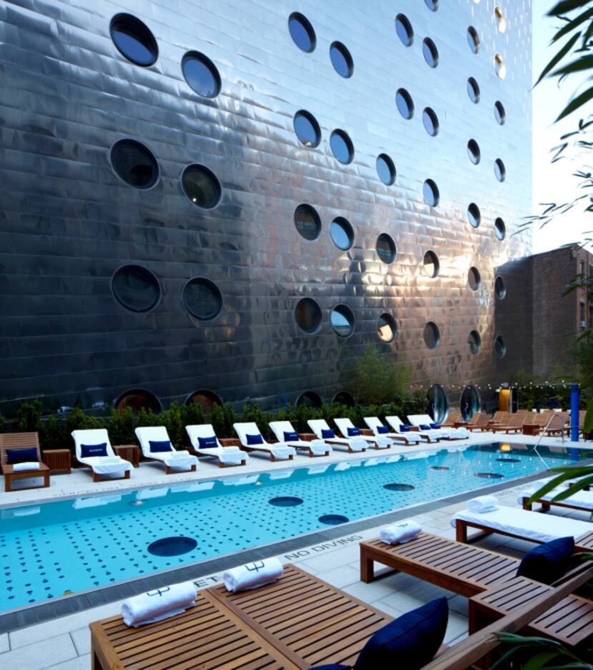 The pool at the Dallas Dream will be similar to the design at a Dream hotel in New York...