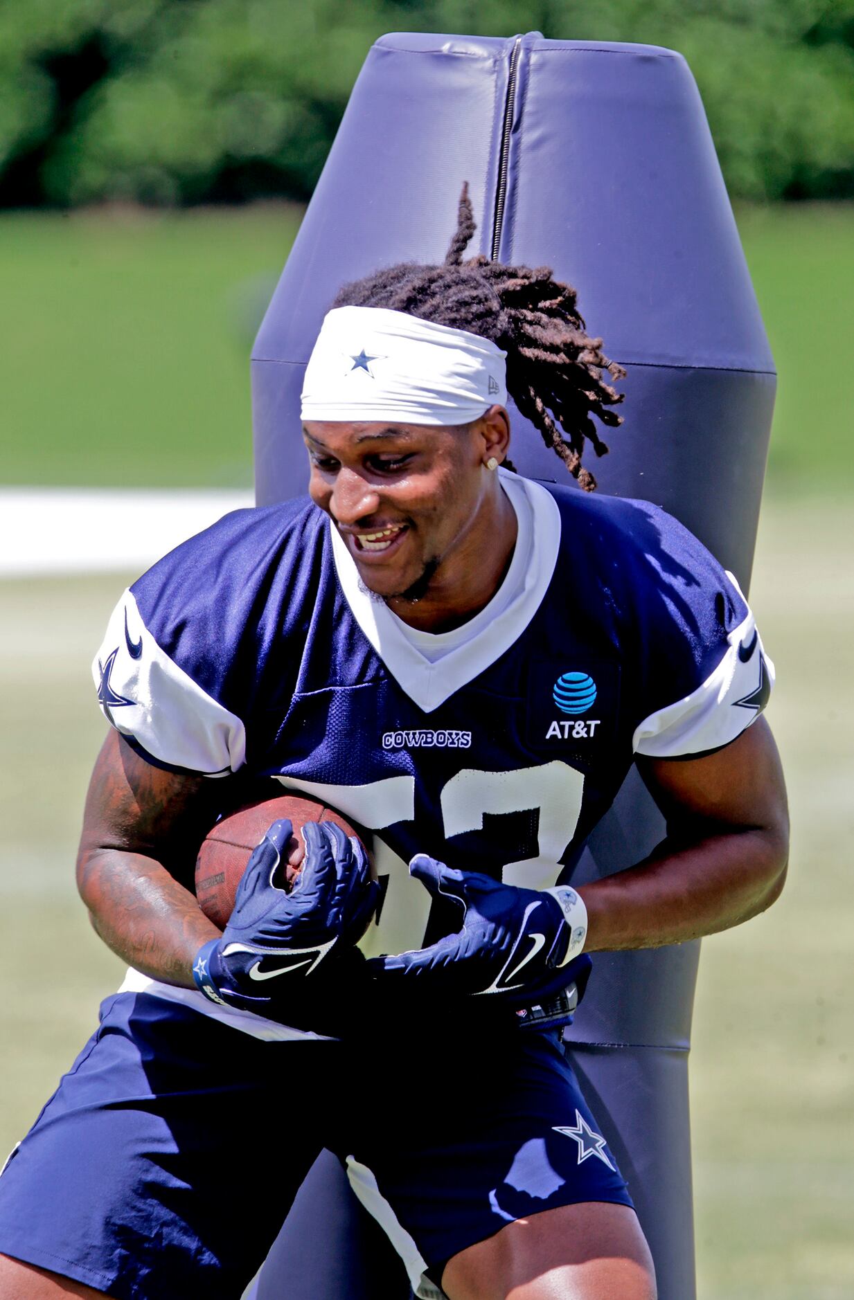 Dallas Cowboys linebacker Isaiah Land (53) is seen during the