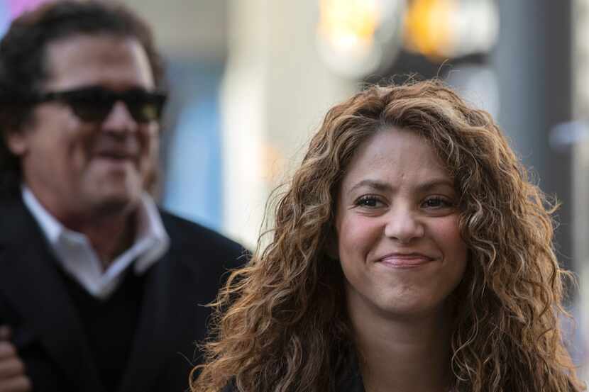 La cantante colombiana Shakira a su llegada a un tribunal de Madrid, el 27 de marzo de 2019.