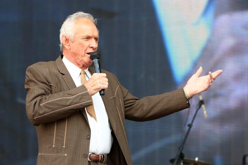 FILE - In this July 6, 2013, file photo, Mel Tillis performs at the Oklahoma Twister Relief...