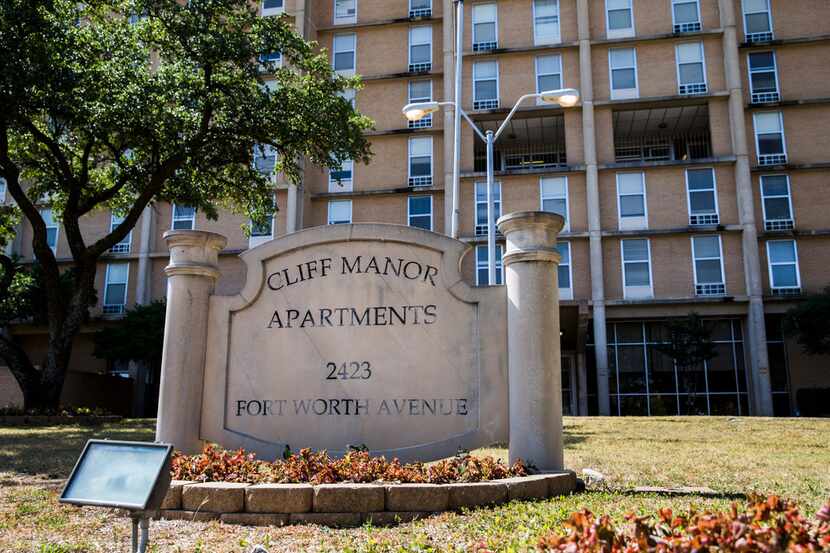 Cliff Manor Apartments stands on Fort Worth Avenue on June 29, 2018. The Dallas Housing...