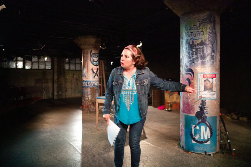 Gigi Cervantes as "The Actress" in Undermain Theatre's production of playwright Isaac...