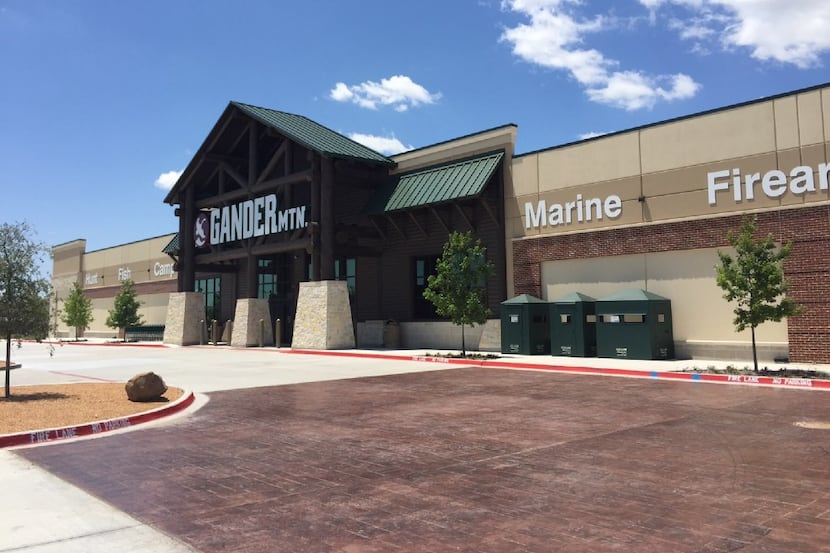 Photo of the Gander Mountain store in Frisco at 12277 Dallas Pkwy.  The retailer started...