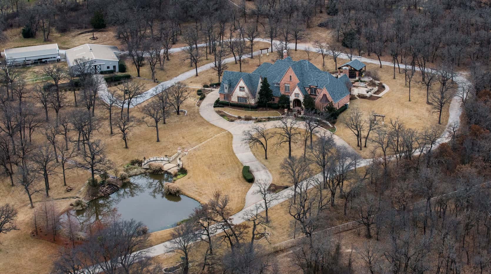 The home of ExxonMobil CEO Rex Tillerson on Wednesday, January 4, 2017 in Bartonville, Texas. 