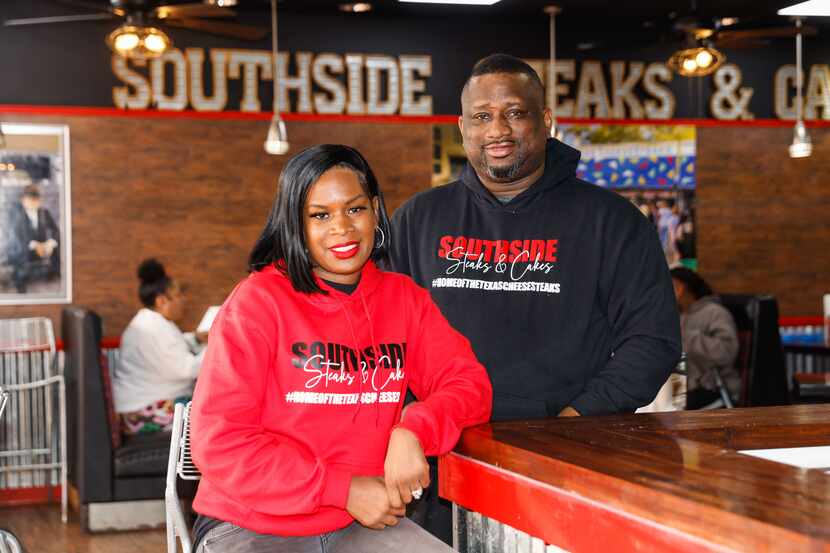 Nicole Sternes and Chris Easter are the owners of Southside Steaks & Cakes in Dallas.