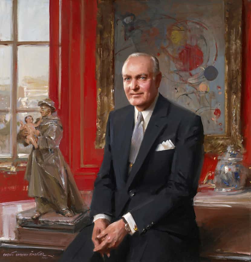 Everett Raymond Kinstler (American, b. 1926), Portrait of Algur H. Meadows, 2001. Oil on...