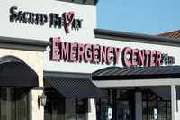 FILE - Sacred Heart Emergency Center is pictured March 29, 2024, in Houston. The Biden...