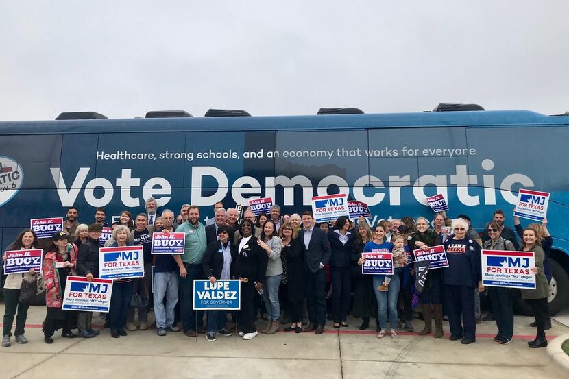 Democrats' "Fair Shot Bus Tour"aims  to inspire Texans to vote blue.
