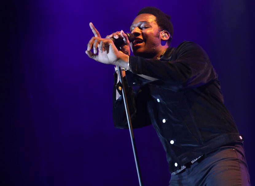 Leon Bridges performs at the Bomb Factory in Dallas on Nov. 9, 2019.