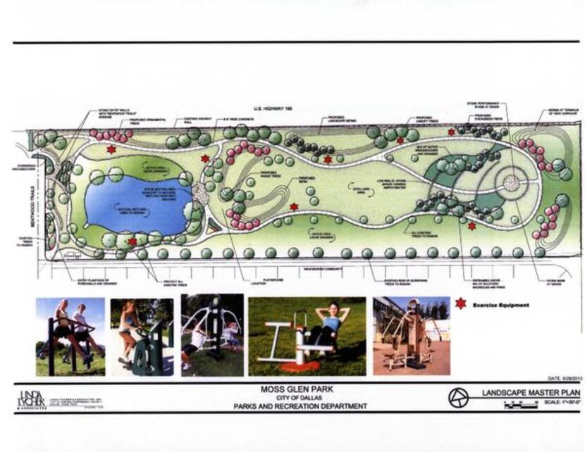 
A site plan for Moss Glen Park was created in 2006. Now, residents are hoping to begin...