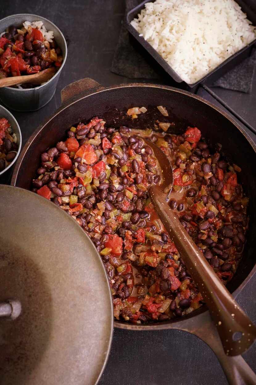 Black Bean Chili and Rice, from "Trisha's Table," by singer Trisha Yearwood. (Clarkson...
