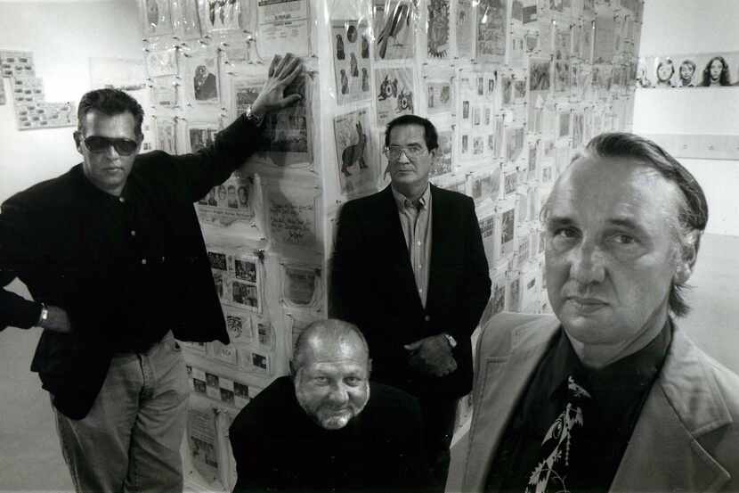 The Oak Cliff 4 included (from left) artists Jack Mims, Bob Wade, George Green and Jim Roche