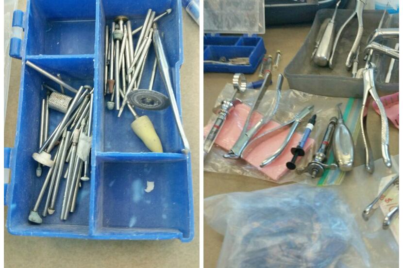 
This dental equipment was seized during an investigation into Mario Sabillon-Mejia, who...
