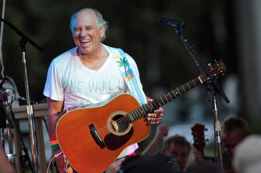 Jimmy Buffett performed at his sister's restaurant in Gulf Shores, Ala., in 2010. His...