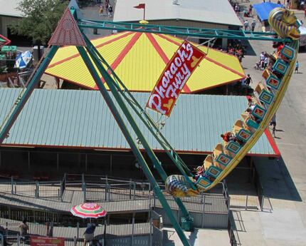 Pharaoh's Fury is a ride at Traders Village in Grand Prairie. 