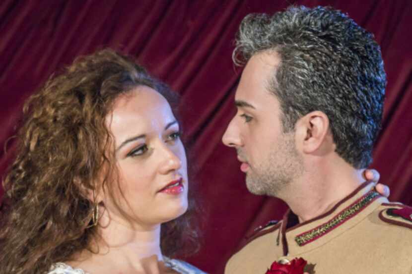 Soprano Clementine Margaine and tenor Bruno Ribeiro star in the Dallas Opera's "Carmen."