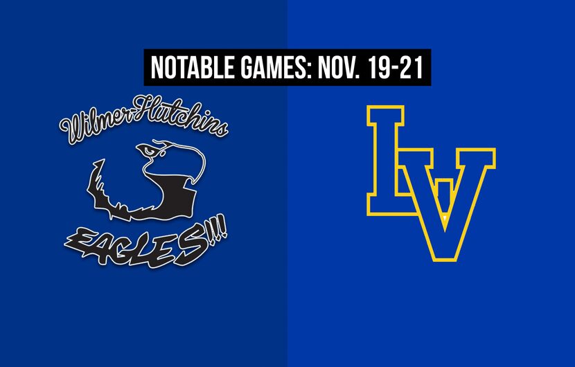 Notable games for the week of Nov. 19-21 of the 2020 season: Wilmer-Hutchins vs. Waco La Vega.