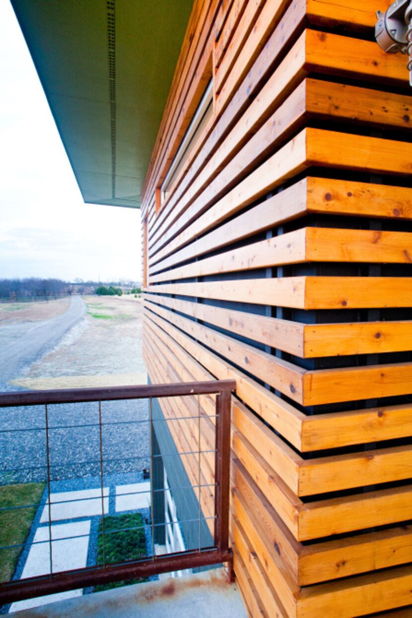 Tauri and Jonathan liked this wood-slat rain screen pictured on Houzz.com and had a similar...