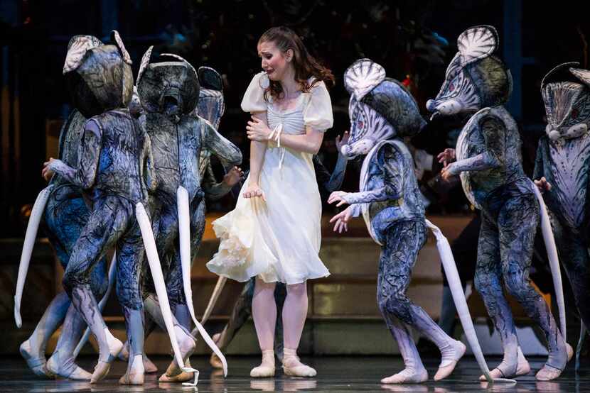 Charis Alimanova portrayed Clara in Texas Ballet Theater's 2017 production of "The Nutcracker."