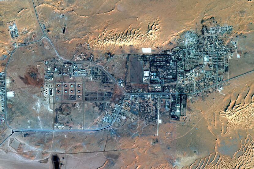 This photo released by EADS' Astrium Press on January 18, 2013, shows a satellite view of...