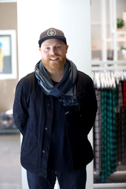 Matt Alexander, co-founder of Neighborhood Goods, is shown at the store in Legacy West.