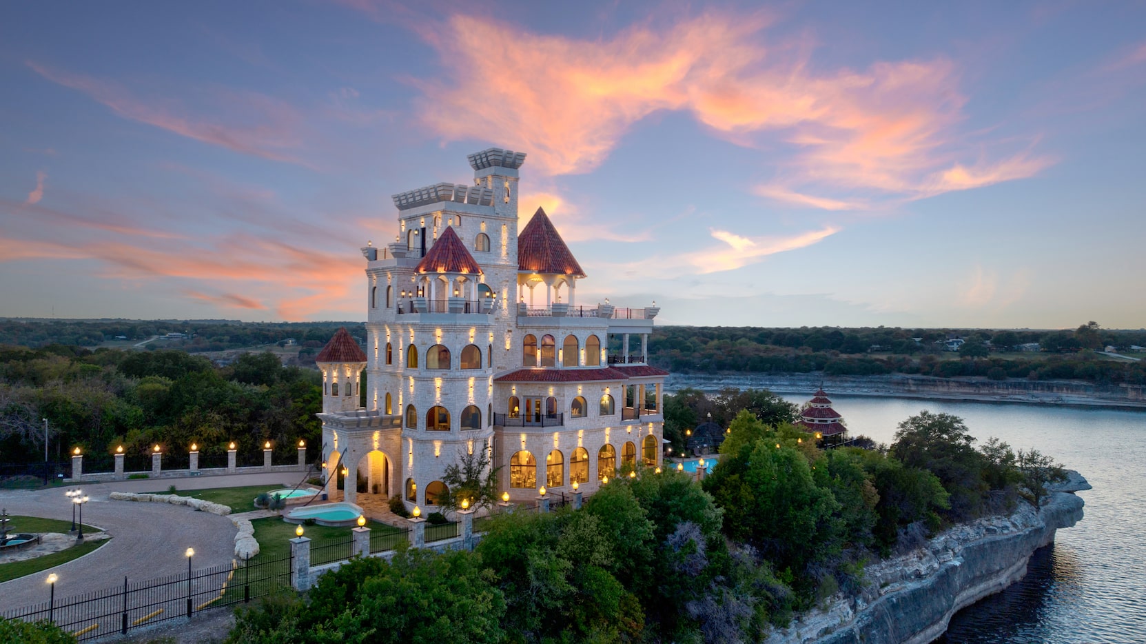 A 10-bedroom castle in Bosque County, near Waco, hit the market for $5.5 million.