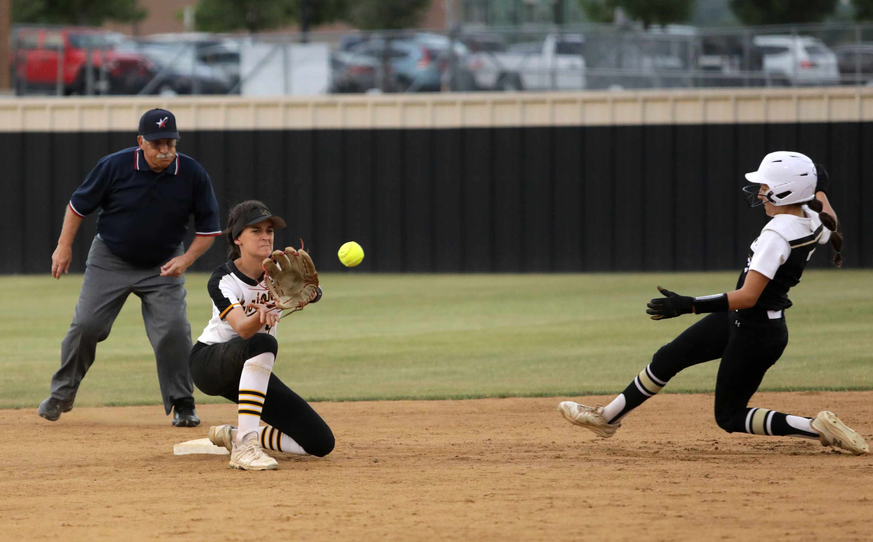 Frisco Memorial High School #9, Avery Cannon, takes out The Colony High School #7, Sabrina...