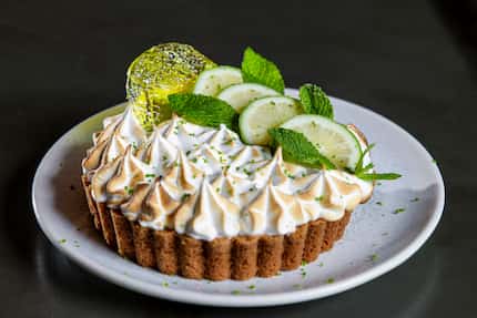 An order of Key lime pie yields an entire mini pie, not just a slice. Chef Ozzy Samano, who...