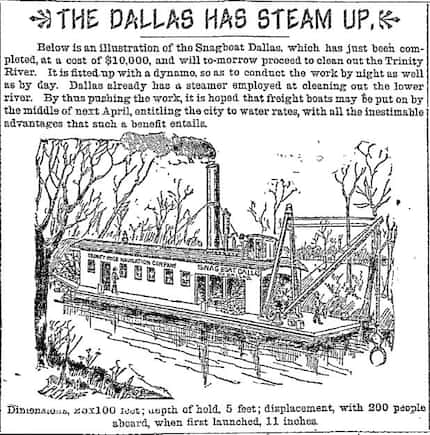 Image in The Dallas Morning News in February 1893. 