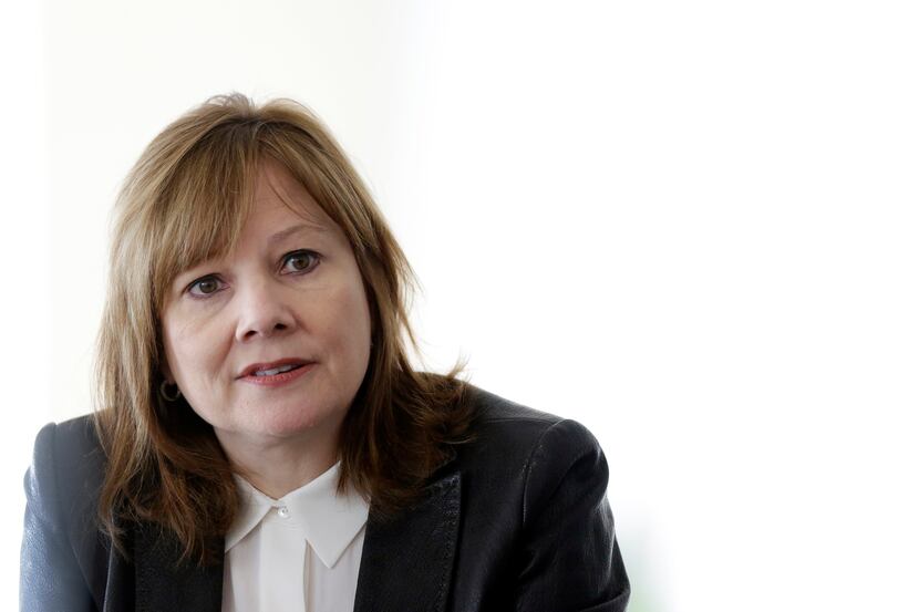 FILE - In this Thursday, Jan. 23, 2014, file photo, General Motors CEO Mary Barra ddresses...