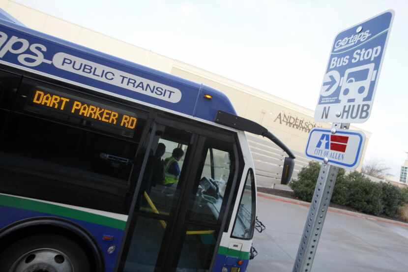  The board for TAPS Public Transit voted Monday to suspend all service in Collin County.
