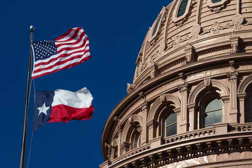 The Texas State Capitol in Austin, Texas on Thursday, Jan. 7, 2021.