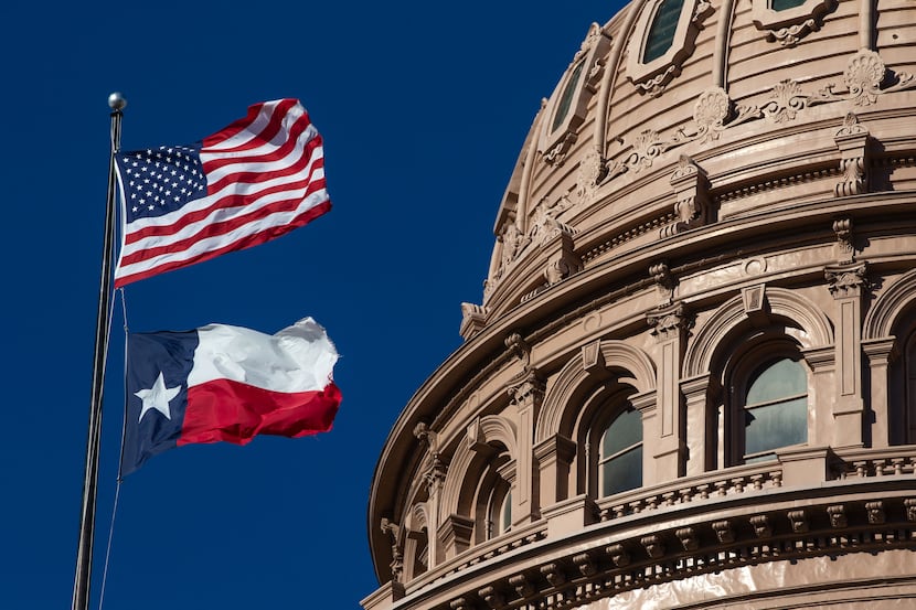 The Texas State Capitol in Austin on Jan. 7, 2021. An election fraud law that would make the...