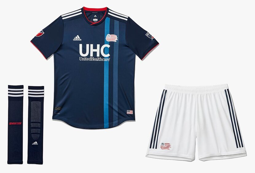 Revolution's kits for 2018