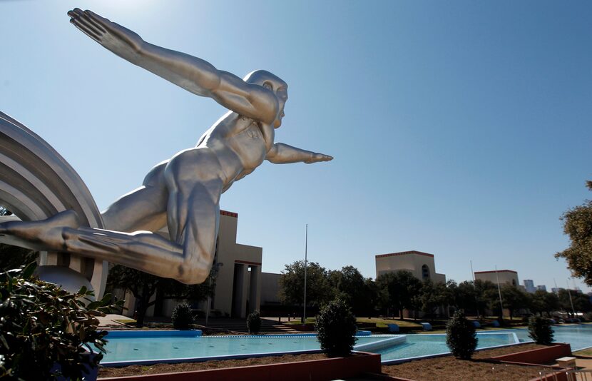 "The Tenor" overlooks the Esplanade at Fair Park, pictured  on February 27, 2014.  Dallas...