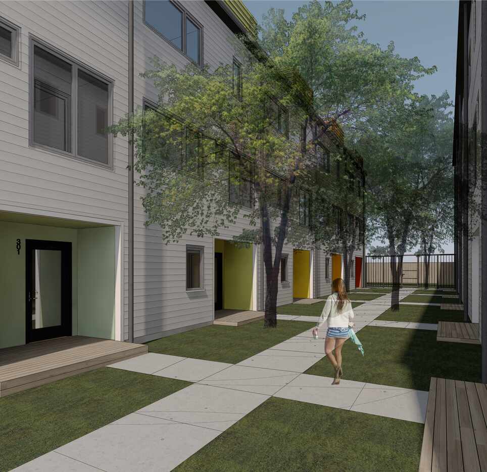 The project will include 41 town homes in the first phase.