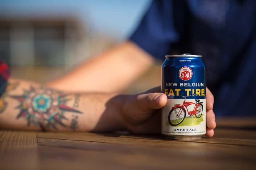 New Belgium's Fat Tire Amber Ale — you know you want some.