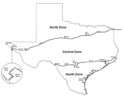 Zone map for 2017 dove hunting